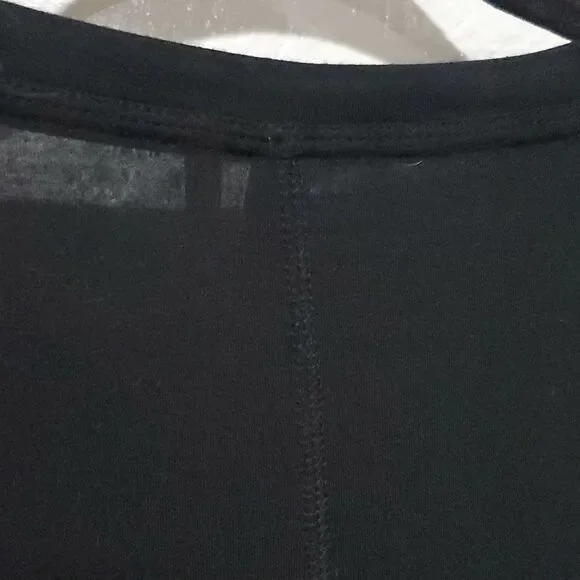 Banana Republic The Signature Tee Collection Long Sleeve Tunic in Black Size S - Picture 8 of 13